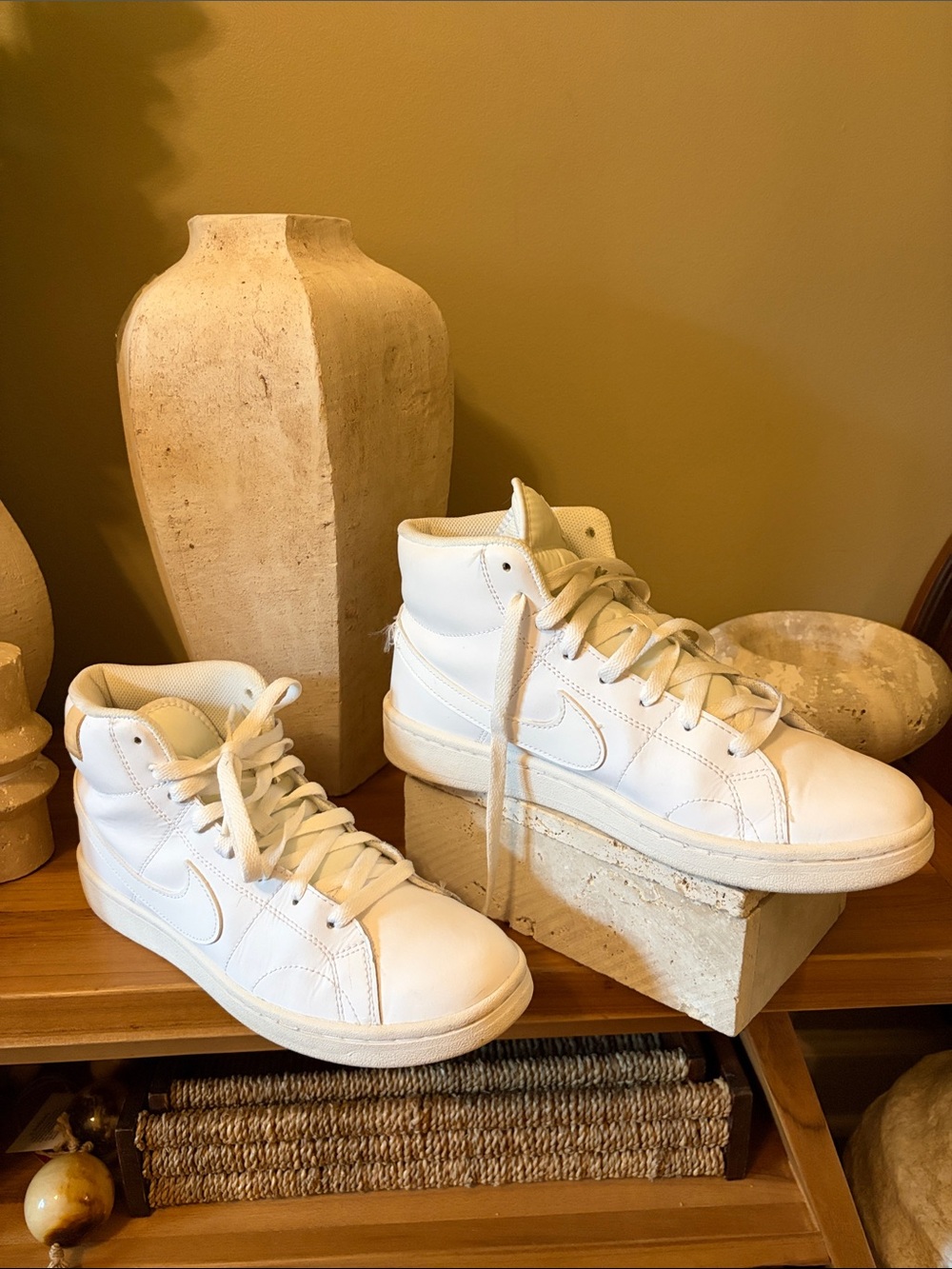Nike Women's White High-Top Sneakers